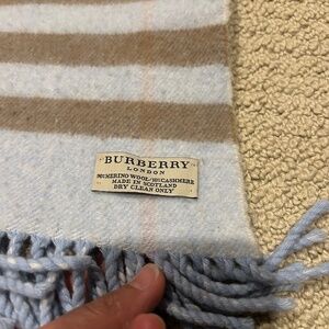 Authentic Burberry Wool and Cashmere Scarf